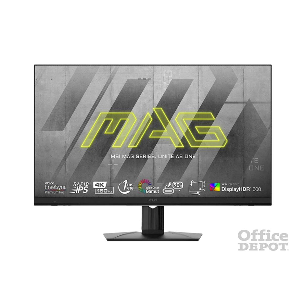 MSI 32" MAG 323UPF 4K UHD IPS 160Hz HDMI/DP/USB/USB-C fekete gamer monitor