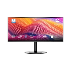 MSI 34" MD342CQP Business Modern UWQHD VA 100Hz HDMI/DP/fekete ívelt monitor