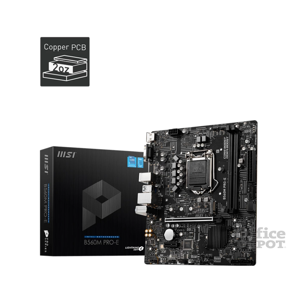 MSI B560M PRO-E Intel B560M LGA1200 mATX alaplap