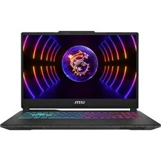 MSI Cyborg 15 A13VEK 15,6"FHD/Intel Core i7-13620H/16GB/512GB/RTX 4050 6GB/FreeDOS/fekete laptop (Újszerű)