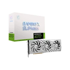 MSI GeForce RTX 4070 Ti GAMING X SLIM WHITE 12G nVidia 12GB GDDR6X 192bit PCIe videókártya MSI GeForce RTX 4070 Ti GAMING X SLIM WHITE 12G nVidia 12GB GDDR6X 192bit PCIe videókártya