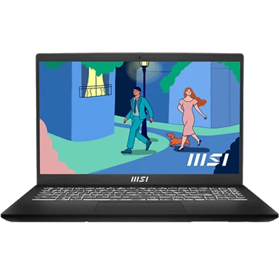 MSI Modern 15 15 B11M-065X laptop (15,6"FHD/Intel Core i5-1155G7/Int.VGA/8GB RAM/512GB) - fekete MSI Modern 15 15 B11M-065X laptop (15,6"FHD/Intel Core i5-1155G7/Int.VGA/8GB RAM/512GB) - fekete