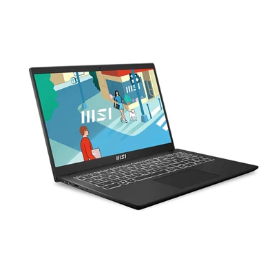 MSI Modern 15 B13M-1029 laptop (15,6"FHD/Intel Core i3-1315U/Int.VGA/8GB RAM/512GB/Win11) - fekete MSI Modern 15 B13M-1029 laptop (15,6"FHD/Intel Core i3-1315U/Int.VGA/8GB RAM/512GB/Win11) - fekete