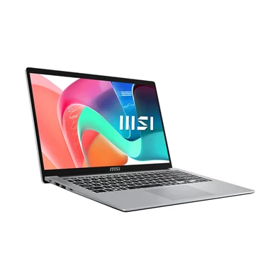 MSI Modern 15 F13MG laptop (15,6"FHD/Intel Core i5-1335U/Int.VGA/16GB RAM/512GB/Win11) - ezüst MSI Modern 15 F13MG laptop (15,6"FHD/Intel Core i5-1335U/Int.VGA/16GB RAM/512GB/Win11) - ezüst