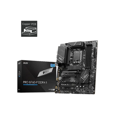 MSI PRO B760-P DDR4 II Intel B760 LGA1700 ATX alaplap MSI PRO B760-P DDR4 II Intel B760 LGA1700 ATX alaplap