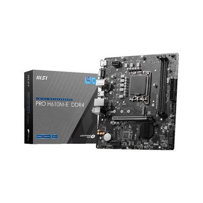 MSI PRO H610M-E DDR4 Intel H610 LGA1700 mATX alaplap MSI PRO H610M-E DDR4 Intel H610 LGA1700 mATX alaplap