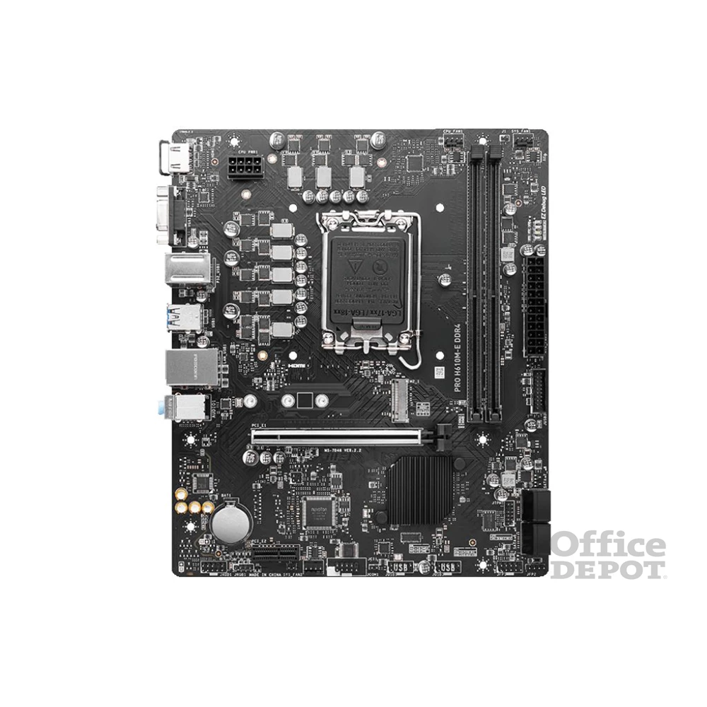 MSI PRO H610M-E DDR4 Intel H610 LGA1700 mATX alaplap