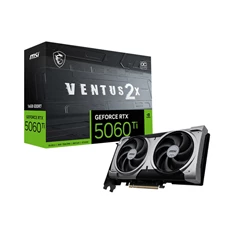 MSI RTX 5060 Ti VENTUS 2X OC PLUS nVidia 16GB DDR7 PCIe videókártya MSI RTX 5060 Ti VENTUS 2X OC PLUS nVidia 16GB DDR7 PCIe videókártya