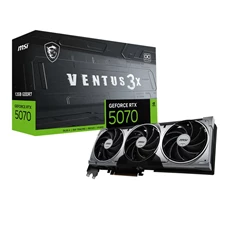 MSI RTX 5070 Ventus nVidia 12GB DDR7 PCIe videókártya MSI RTX 5070 Ventus nVidia 12GB DDR7 PCIe videókártya