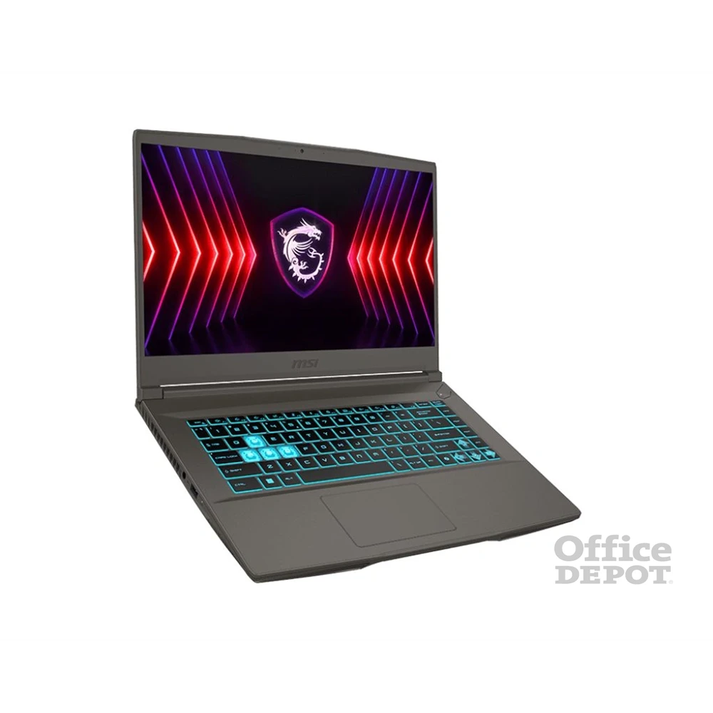 MSI Thin 15 B12UC (UI KEY) laptop (15,6"FHD/Intel Core i5-12450H/RTX 3050 4GB/16GB RAM/512GB/Win11 Pro) - szürke