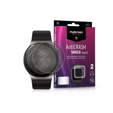 MSP LA-2273 Huawei Watch GT 2 Pro AntiCrash Shield Edge 3D 2db ütésálló kijelzővédő fólia MSP LA-2273 Huawei Watch GT 2 Pro AntiCrash Shield Edge 3D 2db ütésálló kijelzővédő fólia