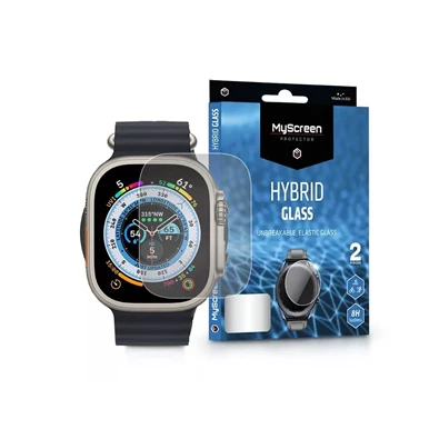 MSP LA-2286 Apple Watch Ultra (49mm) Hybrid Glass 2db rugalmas üveg kijelzővédő fólia MSP LA-2286 Apple Watch Ultra (49mm) Hybrid Glass 2db rugalmas üveg kijelzővédő fólia