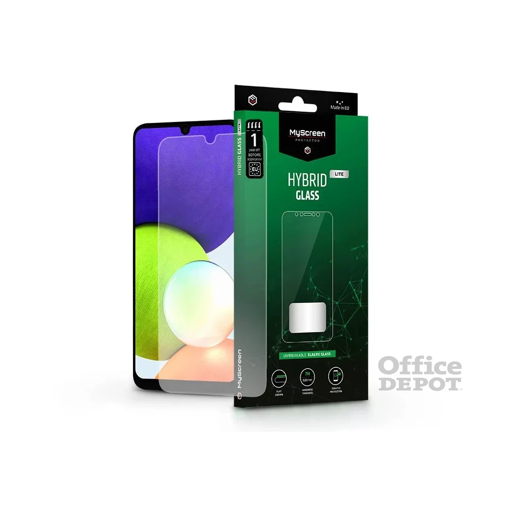 MSP LA-2026 Samsung A22 4G/M22 4G rugalmas üveg képernyővédő fólia Hybrid Glass Lite