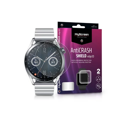 MSP LA-2051 Huawei Watch GT 3 (42 mm) ütésálló képernyővédő fólia - AntiCrash Shield Edge3D - 2 db
