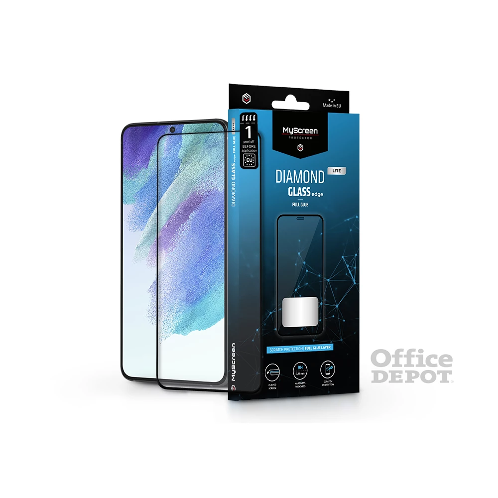 MSP LA-2098 Samsung G990B Galaxy S21 FE 5G Diamond Glass Lite Edge2.5D edzett üveg képernyővédő