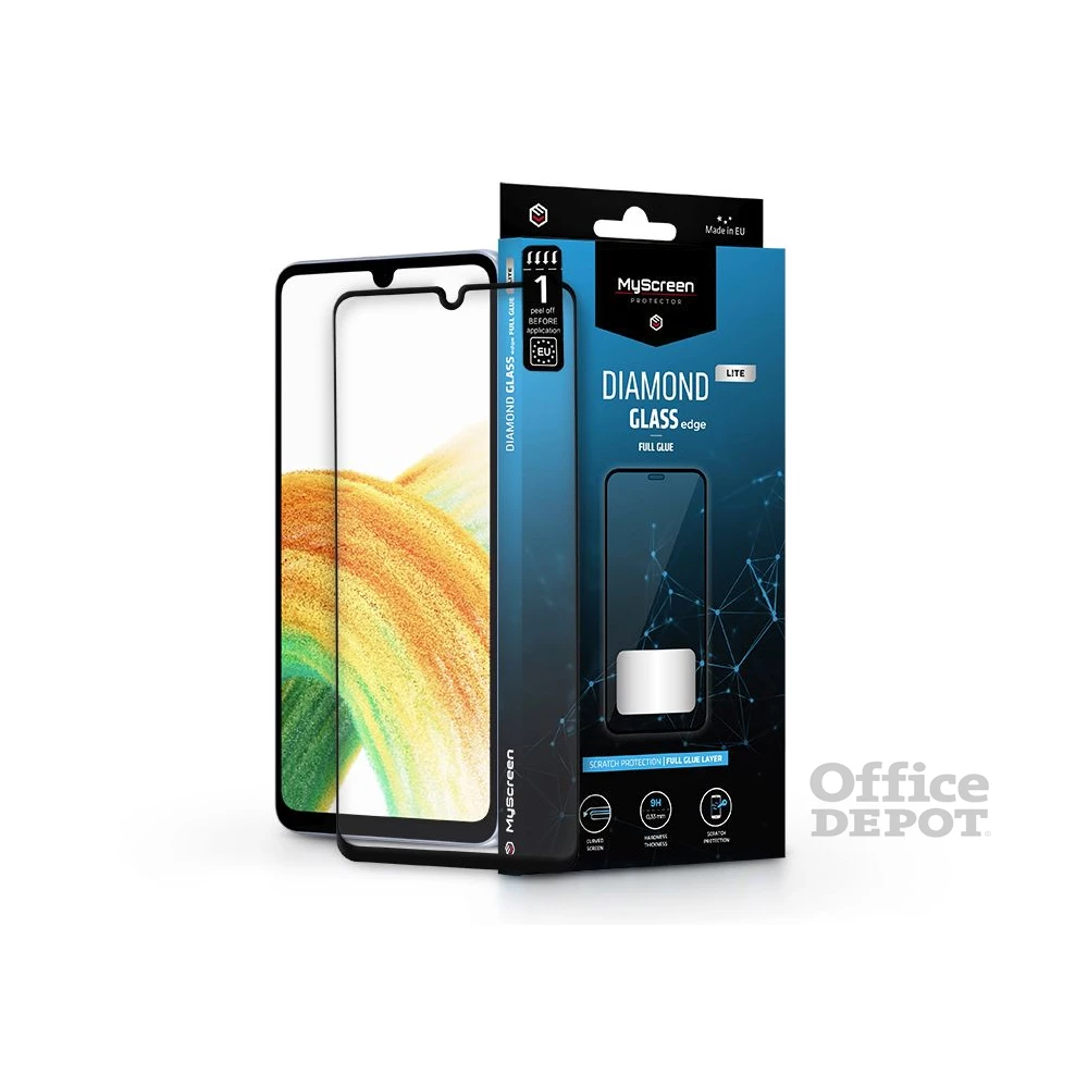 MSP LA-2162 Samsung A336B Galaxy A33 5G Diamond Glass Lite Edge2.5D edzett üveg képernyővédő
