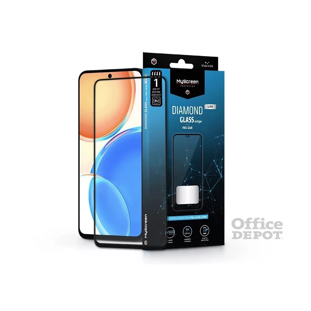 MSP LA-2210 Honor X8 edzett üveg képernyővédő Diamond Glass Lite Edge2.5D