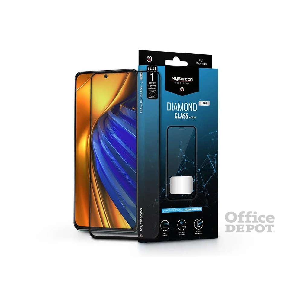 MSP LA-2218 Xiaomi Poco F4 5G Diamond Glass Lite Edge 2.5D edzett üveg képernyővédő