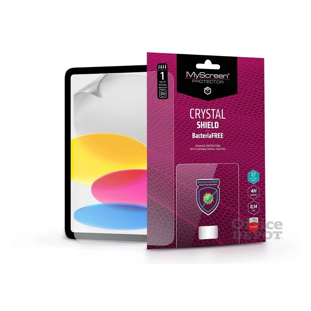 MSP LA-2293 Apple iPad 10.9 2022 Crystal Tab kijelzővédő fólia