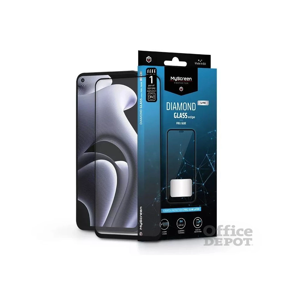 MSP LA-2323 Realme GT Neo 2/GT Neo 3T Diamond Glass Lite Edge 2.5D edzett üveg kijelzővédő fólia