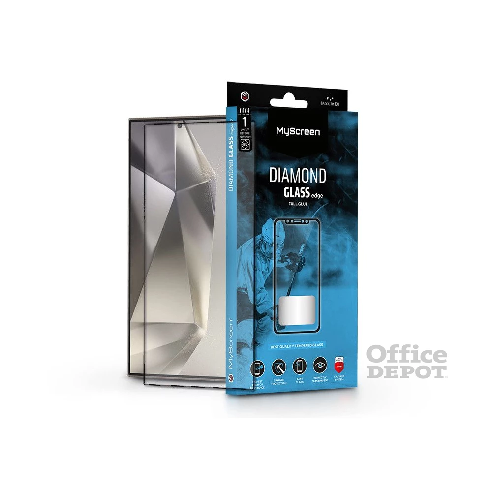 MSP MS229029 Samsung Galaxy S24 Ultra Diamond Glass Lite Edge edzett üveg képernyővédő fólia