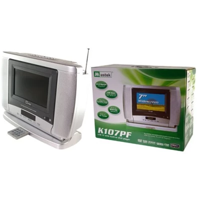 MUSTEK K107PF/ Kitchen TV Divx dobozos hordozható lejátszó MUSTEK K107PF/ Kitchen TV Divx dobozos hordozható lejátszó