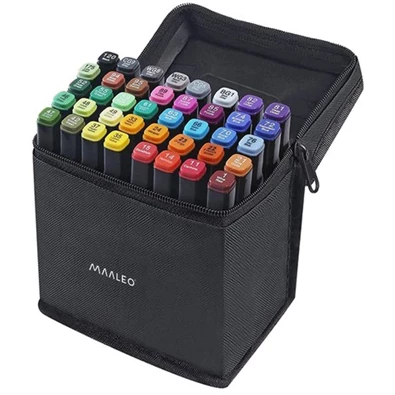 Maaleo 40 db-os kétoldalú marker szett Maaleo 40 db-os kétoldalú marker szett