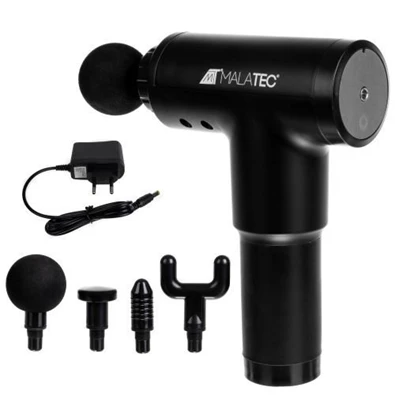 Malatec 14714 masszázspisztoly 4 db adapterrel Malatec 14714 masszázspisztoly 4 db adapterrel