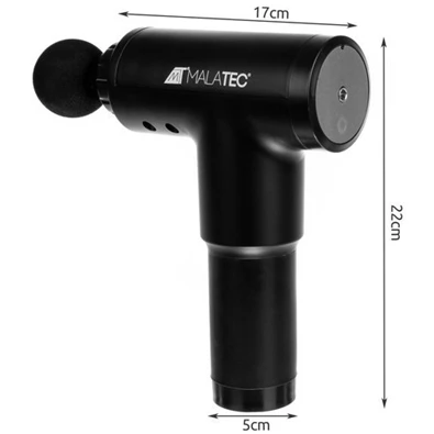 Malatec 14714 masszázspisztoly 4 db adapterrel Malatec 14714 masszázspisztoly 4 db adapterrel