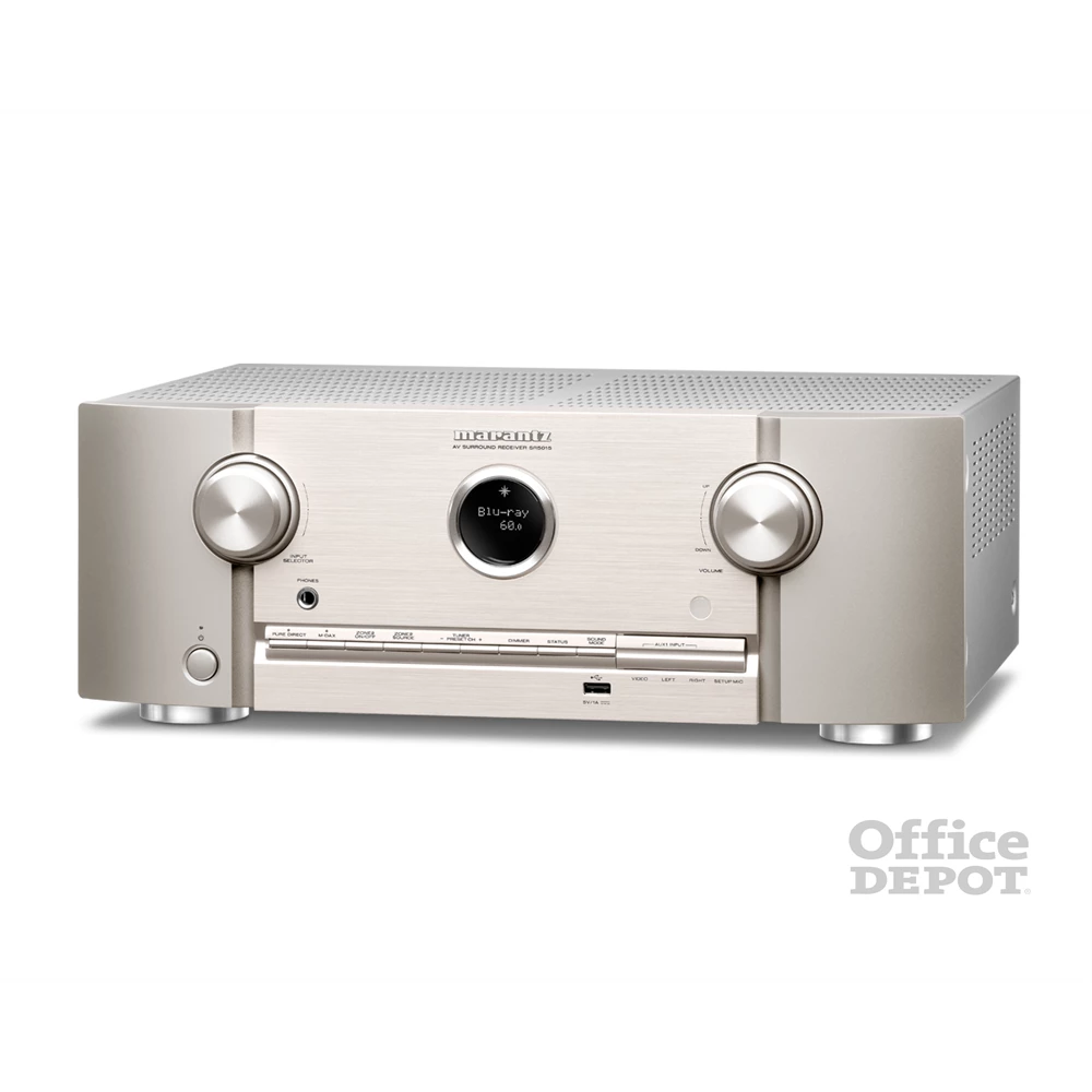 Marantz SR5015 8K ezüst - arany 7.2 csatornás házimozi erősítő