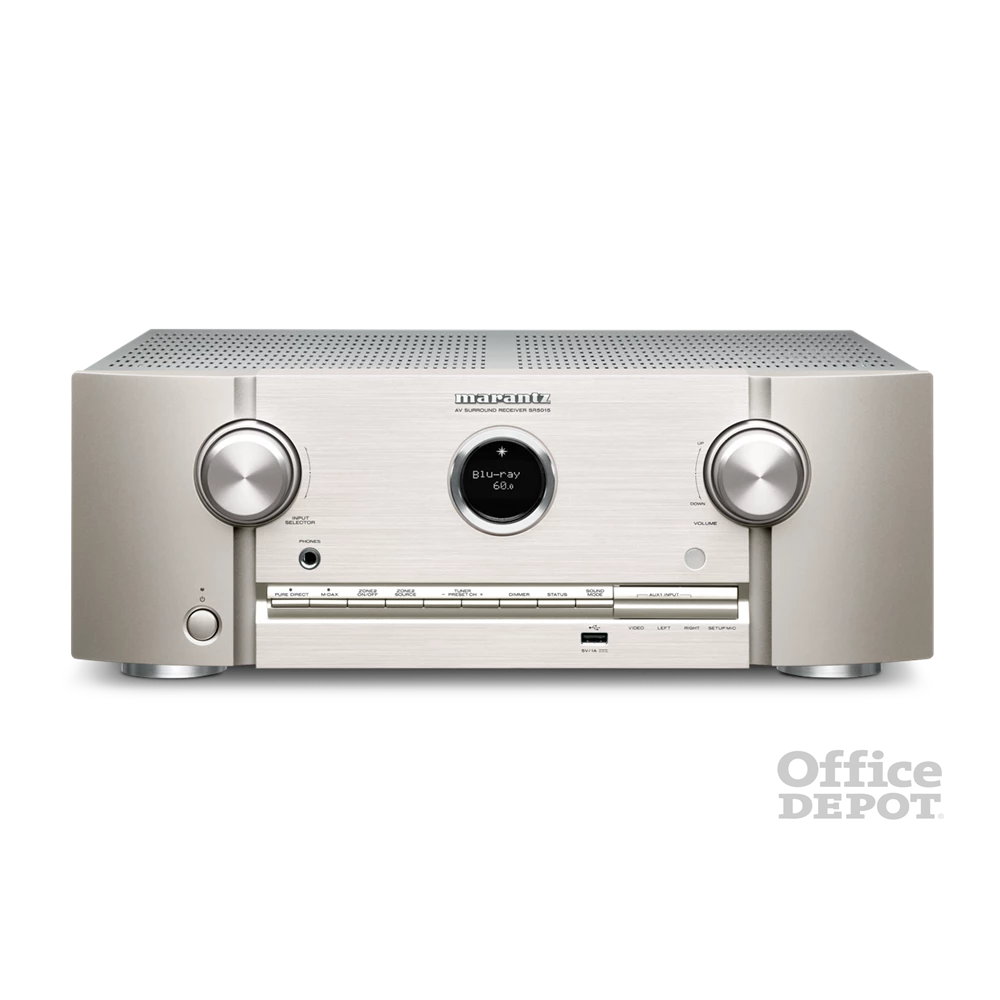Marantz SR5015 8K ezüst - arany 7.2 csatornás házimozi erősítő