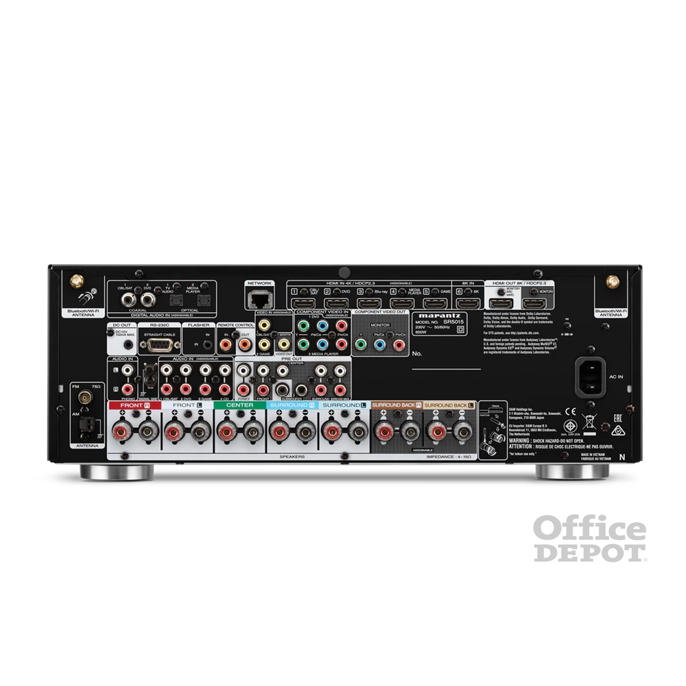 Marantz SR5015 8K ezüst - arany 7.2 csatornás házimozi erősítő