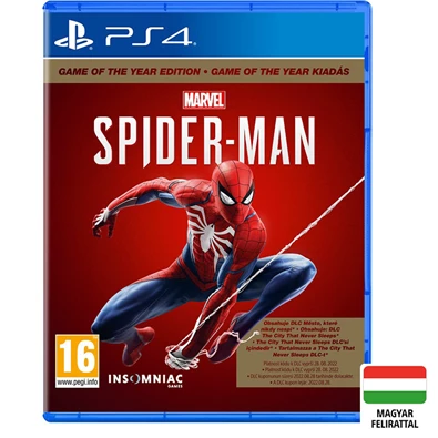 Marvel`s Spider-Man Game of the Year Edition PS4 játékszoftver Marvel`s Spider-Man Game of the Year Edition PS4 játékszoftver