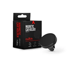 Maxlife TF-0070 univerzális szellőzőrácsba illeszthető mágneses fekete autós telefon tartó
