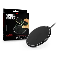 Maxlife TF-0117 10W fekete vezeték nélküli töltőállomás Maxlife TF-0117 10W fekete vezeték nélküli töltőállomás