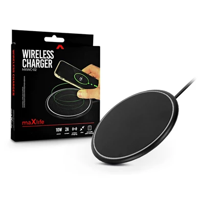 Maxlife TF-0117 10W fekete vezeték nélküli töltőállomás Maxlife TF-0117 10W fekete vezeték nélküli töltőállomás