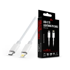 Maxlife TF-0139 Type-C - Lightning 1 m-es vezetékkel PD3.0 Cable - 20W adat- és töltőkábel Maxlife TF-0139 Type-C - Lightning 1 m-es vezetékkel PD3.0 Cable - 20W adat- és töltőkábel