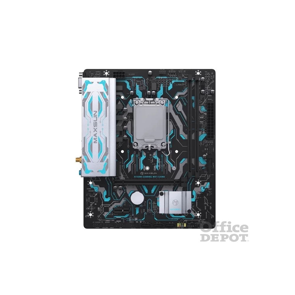 Maxsun B760M GAMING WIFI GANK V2 Intel B760 LGA1700 mATX alaplap