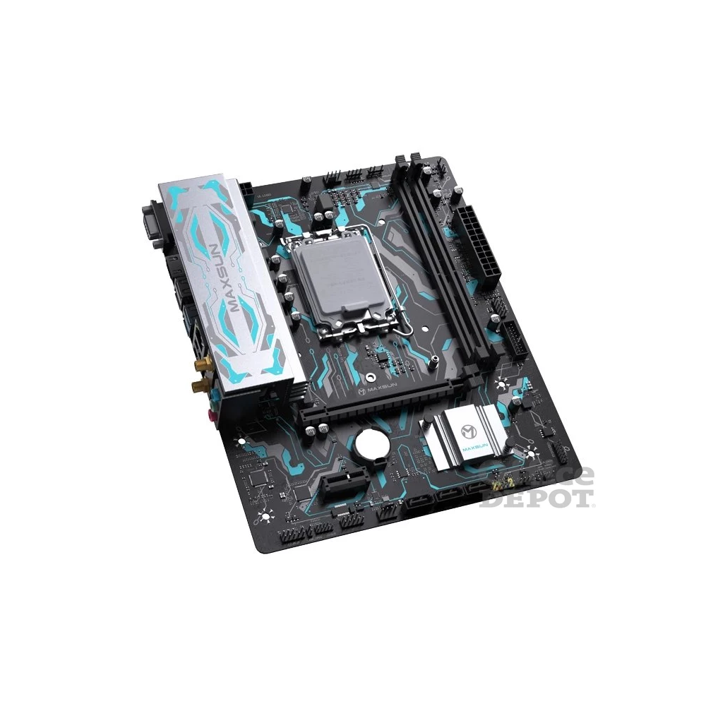 Maxsun B760M GAMING WIFI GANK V2 Intel B760 LGA1700 mATX alaplap