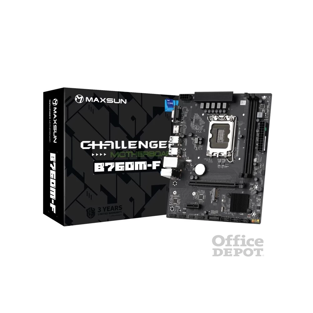 Maxsun Challenger B760M-F Intel B760 LGA1700 mATX alaplap
