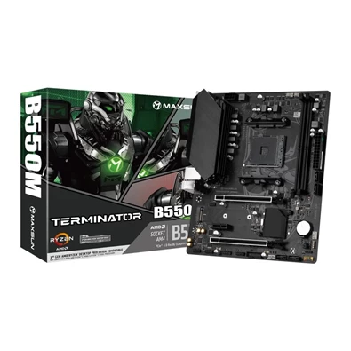 Maxsun Terminator B550M AMD B550 AM4 mATX alaplap Maxsun Terminator B550M AMD B550 AM4 mATX alaplap