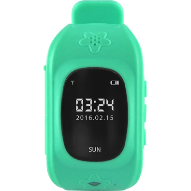 Media-Tech MT851G zöld gyermek helymeghatározós okosóra