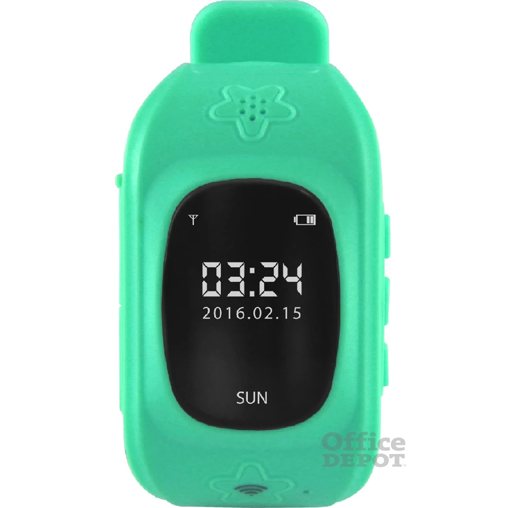 Media-Tech MT851G zöld gyermek helymeghatározós okosóra