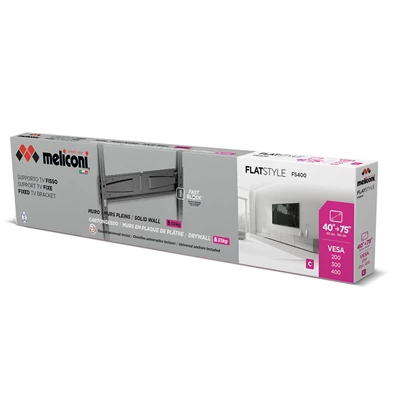 Meliconi Flatstyle FS400 DW 40"-75" fix fali TV konzol Meliconi Flatstyle FS400 DW 40"-75" fix fali TV konzol
