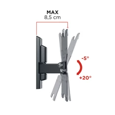 Meliconi Flatstyle FTR200 DW 26"-45" dönthető fali TV konzol Meliconi Flatstyle FTR200 DW 26"-45" dönthető fali TV konzol