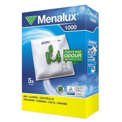 Menalux 1000 5 db-os szintetikus porzsák szett Menalux 1000 5 db-os szintetikus porzsák szett