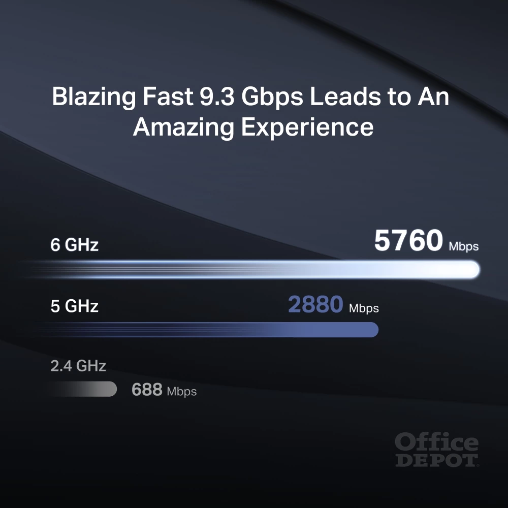 Mercusys MR47BE BE9300 háromsávos Wi-Fi 7 fekete router - R