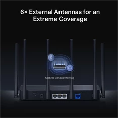 Mercusys MR47BE BE9300 háromsávos Wi-Fi 7 fekete router - R