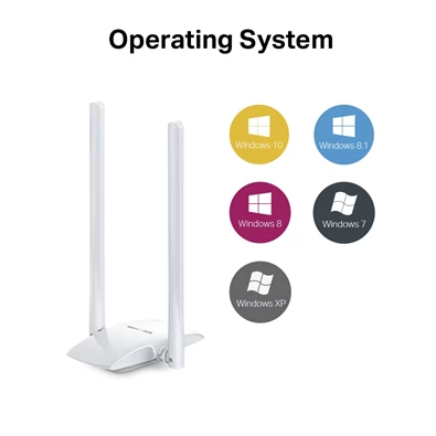 Mercusys MW300UH 300Mbps High Gain Vezeték nélküli USB Adapter Mercusys MW300UH 300Mbps High Gain Vezeték nélküli USB Adapter