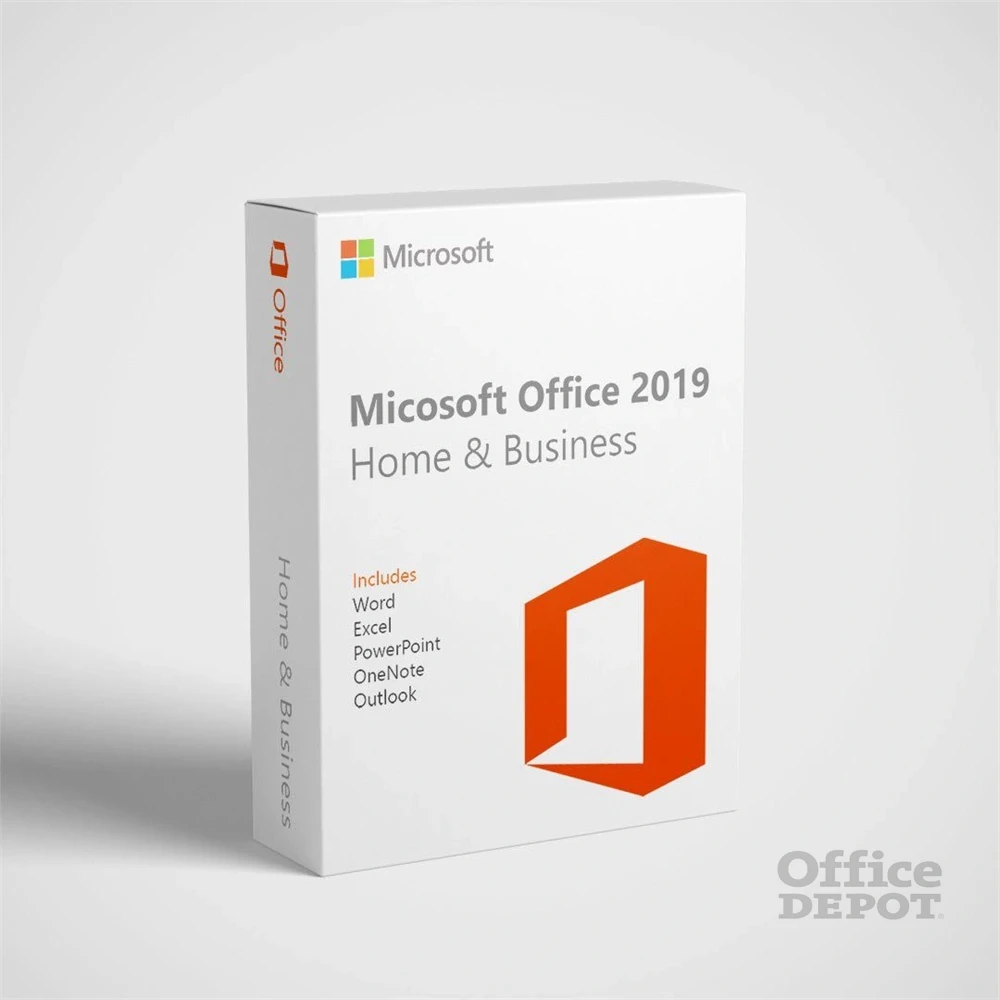 Microsoft Office 2019 Home & Business - dobozos, nem fiókos, hardverhez kötött, kulcskártya, medialess szoftver